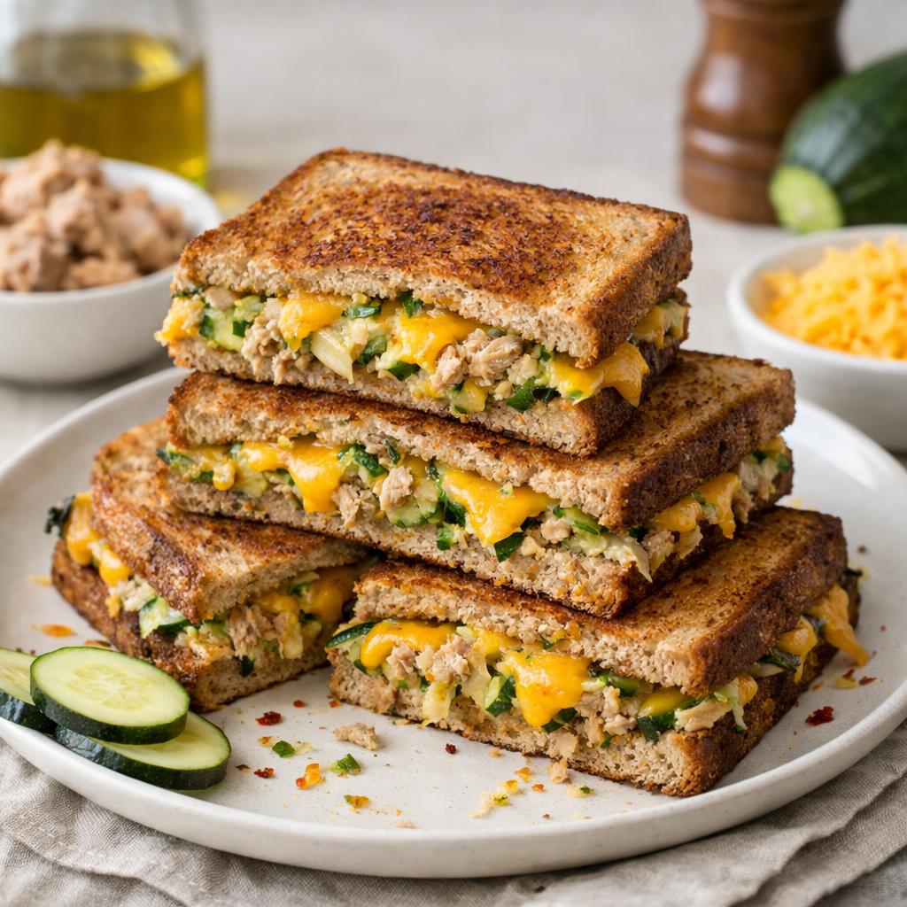 Cuketovo-syrové toasty