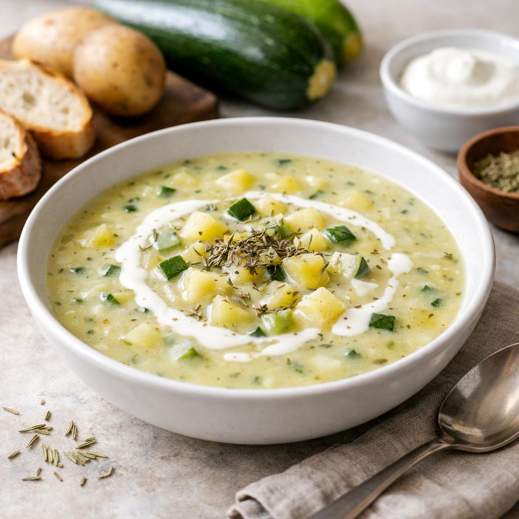 Bramborovocuketová polévka