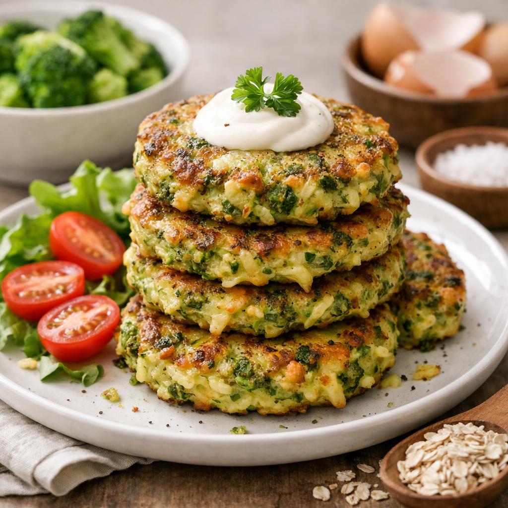Zemiakovo-syrovo-brokolicové placky