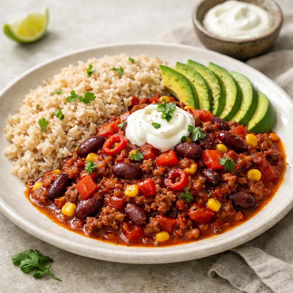 CHILLI CON CARNE S RÝŽÍ