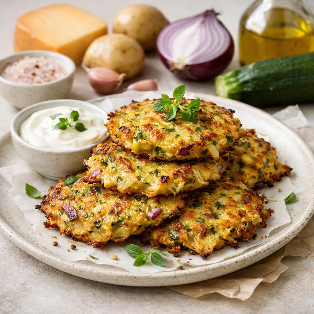 Zemiakovo-cuketové placky bez múky