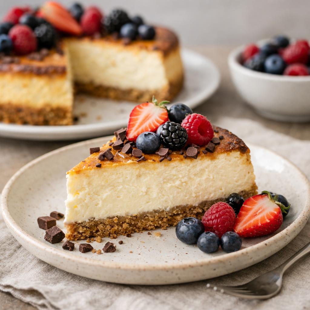 Pečený cheesecake