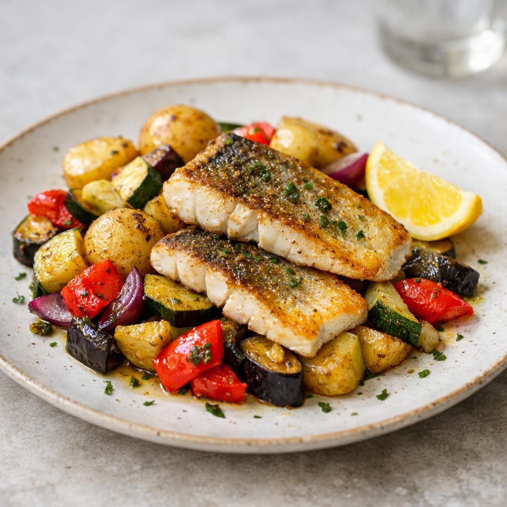 Candát s bramborami