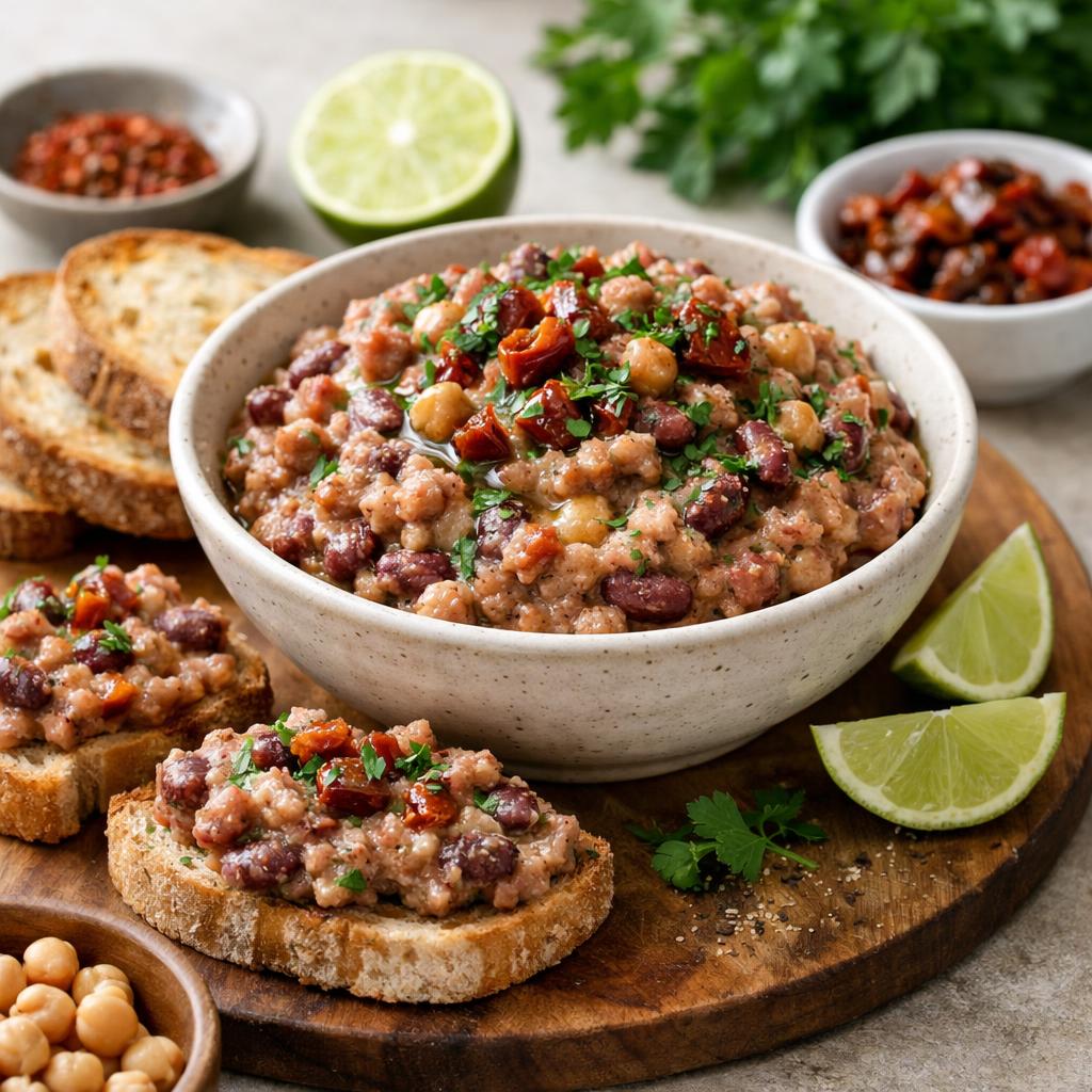 Fazuľovo-cícerová nátierka