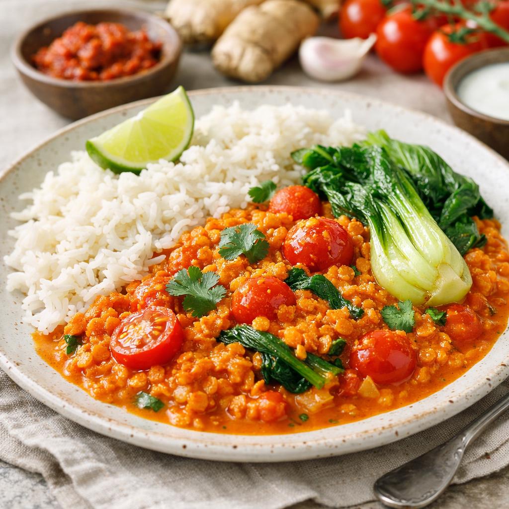 KARI Z ČERVENÉ ČOČKY S RÝŽÍ