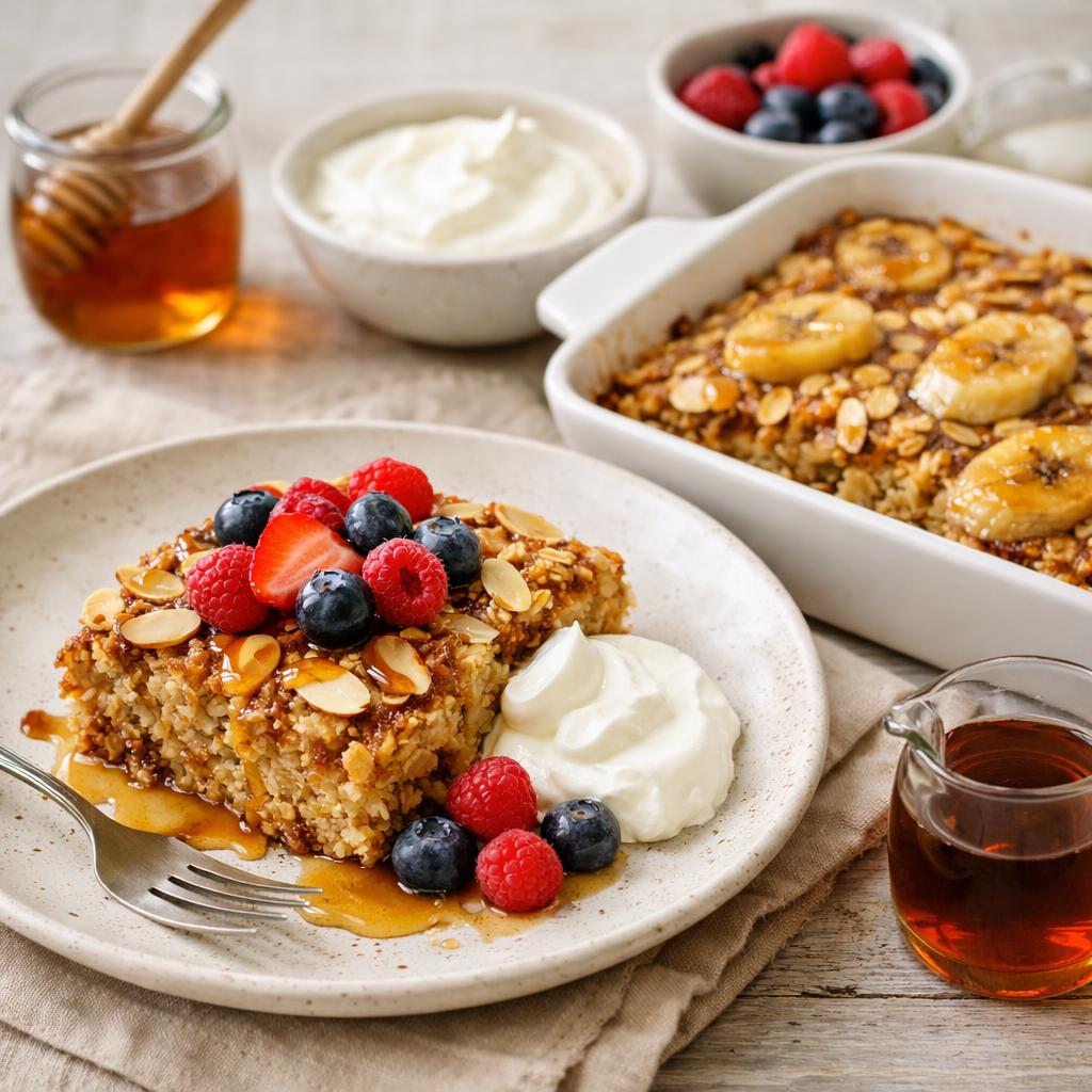 Pečená ovesná kaše